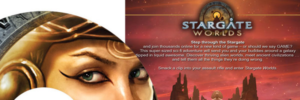 Stargate Worlds DVD label & insert